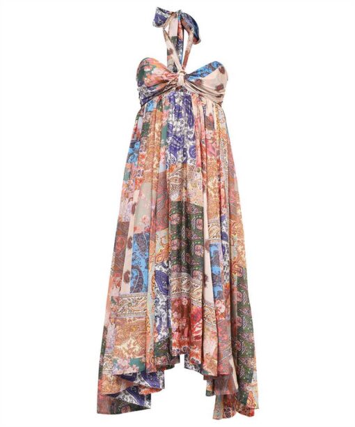 Zimmermann DEVI HALTER MAXI Dress