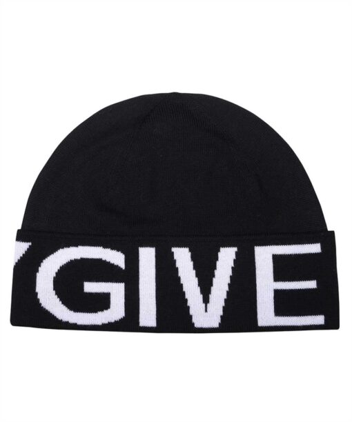 Givenchy INTARSIA-KNIT WOOL Beanie