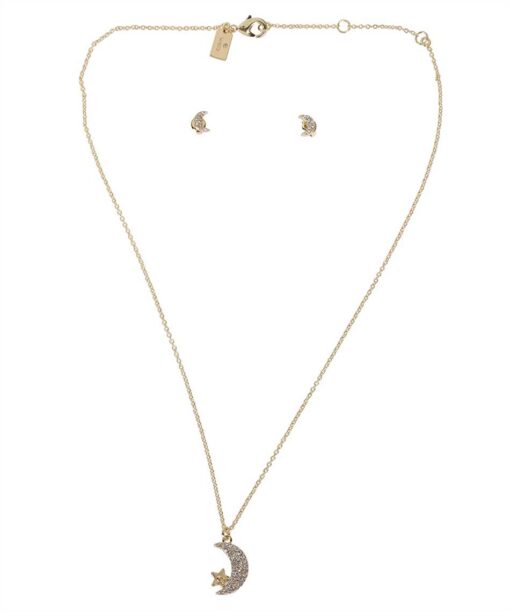 COACH MOON JEWELRY SET Necklace Earrings