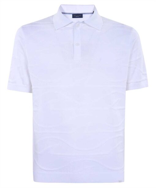Paul&Shark SHARK TAG MONOGRAM FRESCO COTTON Polo shirt