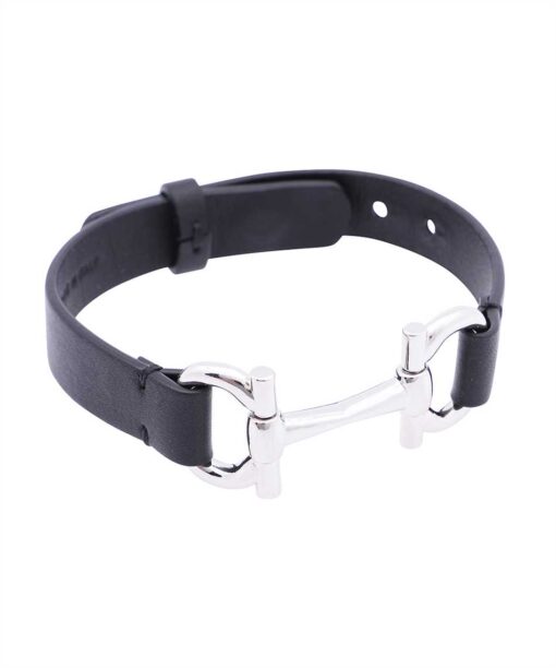 Salvatore Ferragamo LEATHER HORSE BIT Bracelet