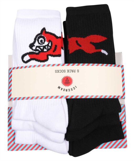 Icecream 6 PACK RUNNING DOG Socks
