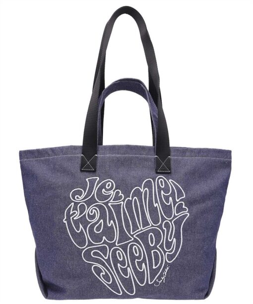 See By Chloè JE T'AIME DENIM TOTE Bag