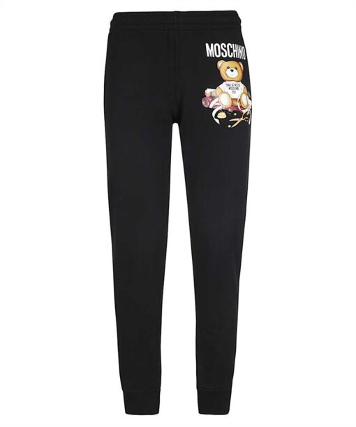 Moschino TEDDY BEAR-PRINT ORGANIC TRACK Trousers