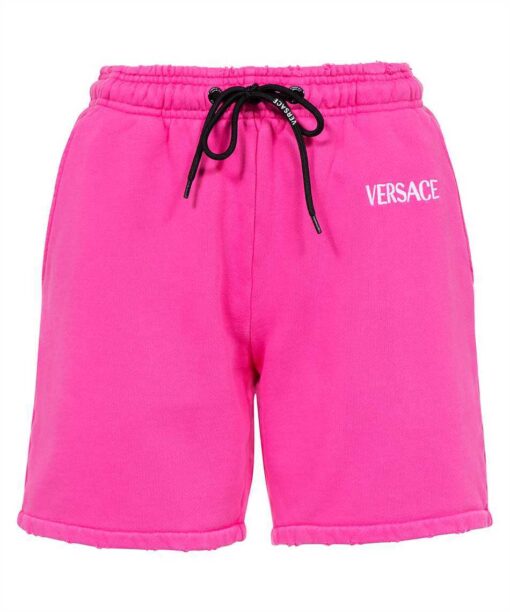 Versace DISTRESSED LOGO Shorts