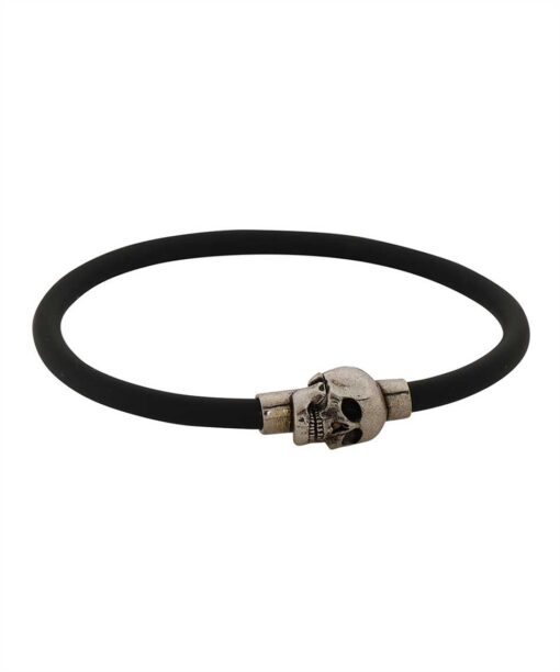 Alexander McQueen RUBBER CORD SKULL Bracelet