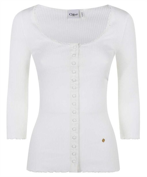 Chloé FITTED COTTON Shirt