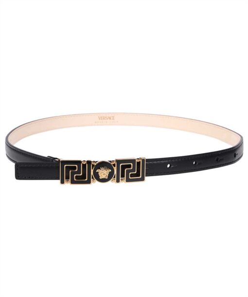 Versace GRECA MEDUSA LEATHER Belt