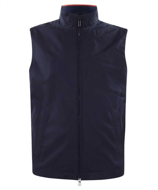 Paul&Shark VEST CRAFTED WITH A LORO PIANA GREEN Gilet