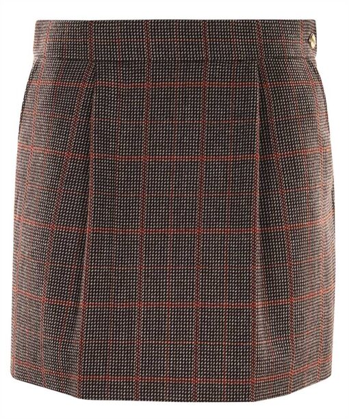 Chloé Checked virgin wool Skirt