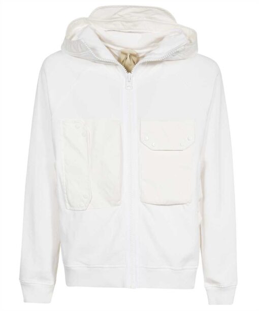 Ten C HIGH-NECK ZIP-UP Hoodie