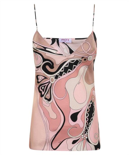 Emilio Pucci ORCHIDEE PRINT Top
