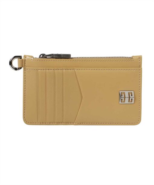 Givenchy 4G ZIPPED BOX LEATHER Card holder