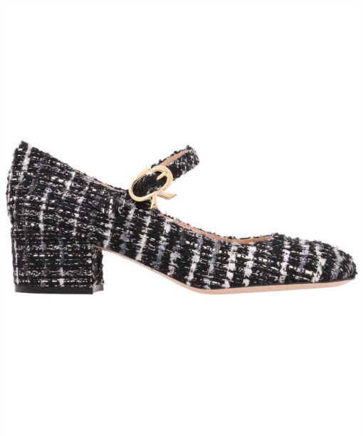 Gianvito Rossi MARY RIBBON BOUCLE Sandals