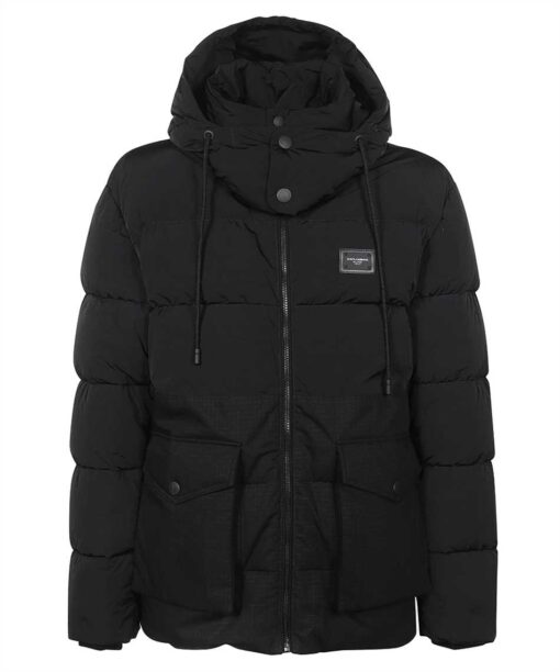 Dolce & Gabbana HOOD AND BRANDED TAG QUILTED Jacket