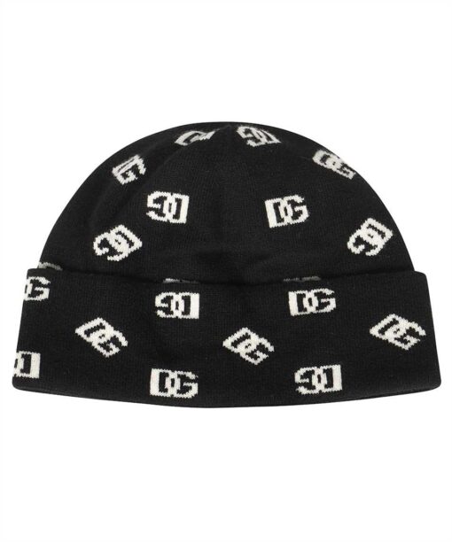 Dolce & Gabbana DG INTARSIA-KNIT Beanie