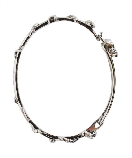 Alexander McQueen SKULL SAFETY PIN Bracelet