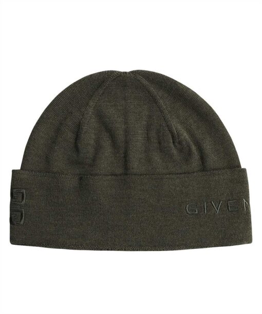 Givenchy 4G GIVENCHY EMBROIDERED WOOL Beanie