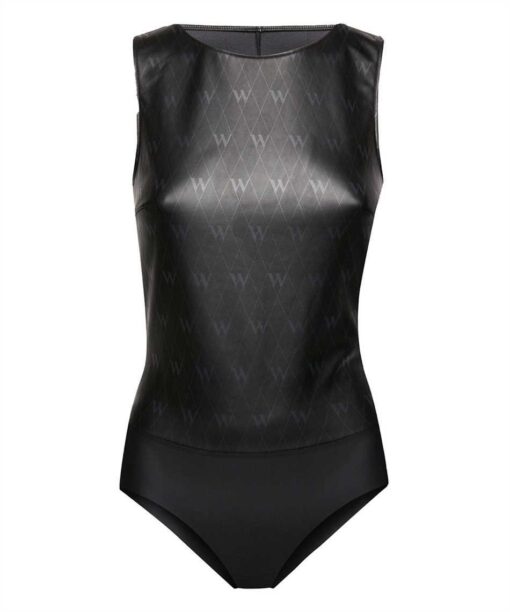 Wolford NET VEGAN LEATHER PANTY Body