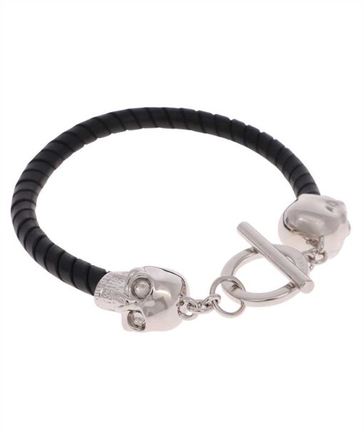 Alexander McQueen SKULL LEATHER Bracelet