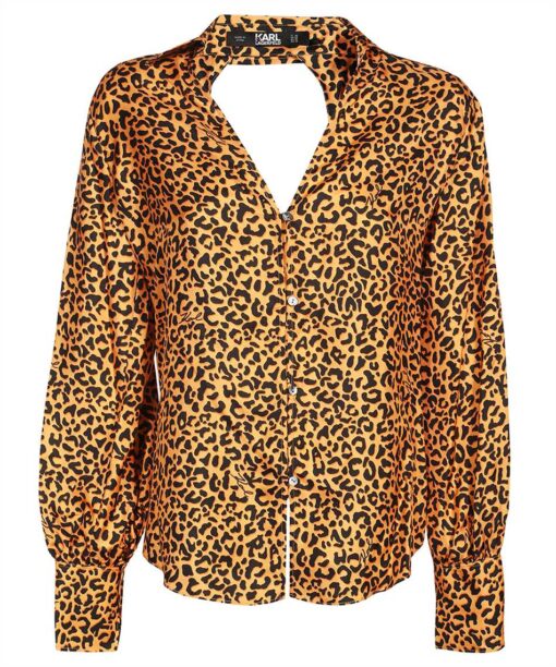 Karl Lagerfeld LEOPARD PRINT SILK Shirt