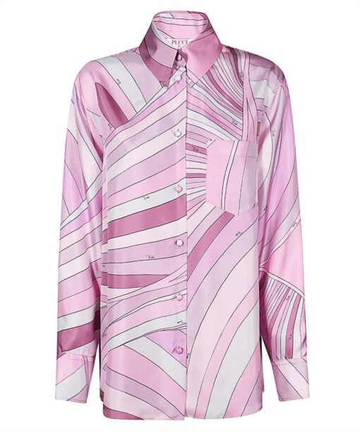 Emilio Pucci IRIDE-PRINT SILK Shirt