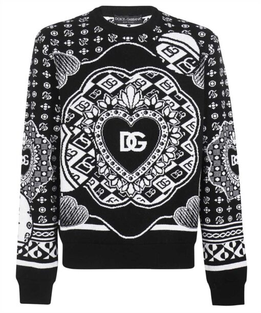 Dolce & Gabbana LOGO-PRINT Knit