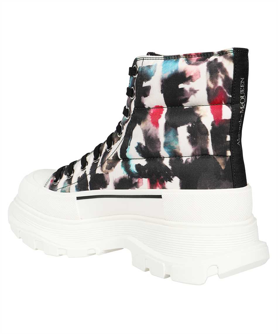 Alexander McQueen WATERCOLOUR GRAFFITI TREAD SLICK Boots - Image 3
