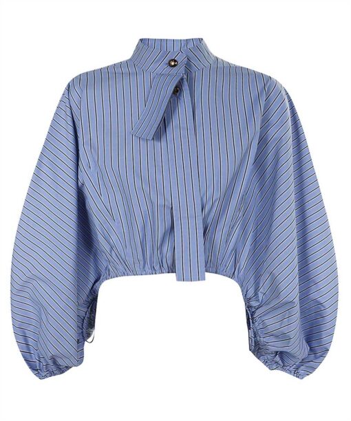 Zimmermann DRAWSTRING STRIPE Shirt