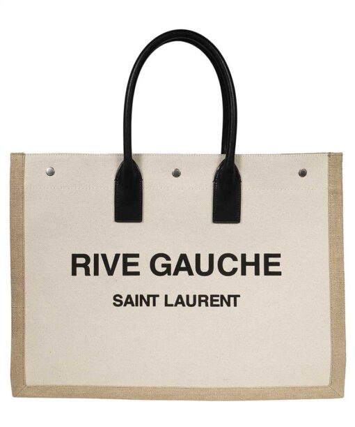 Saint Laurent LINEN AND LEATHER Bag