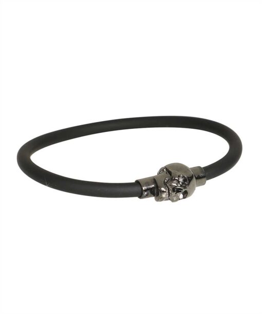 Alexander McQueen RUBBER CORD SKULL Bracelet