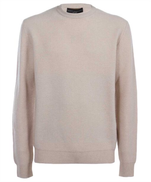 Brett Johnson CASHMERE HONEYCOMB CREWNECK Knit