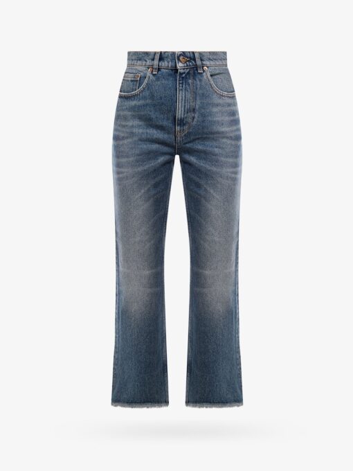Derin new cropped flare jeans with back logoed patch