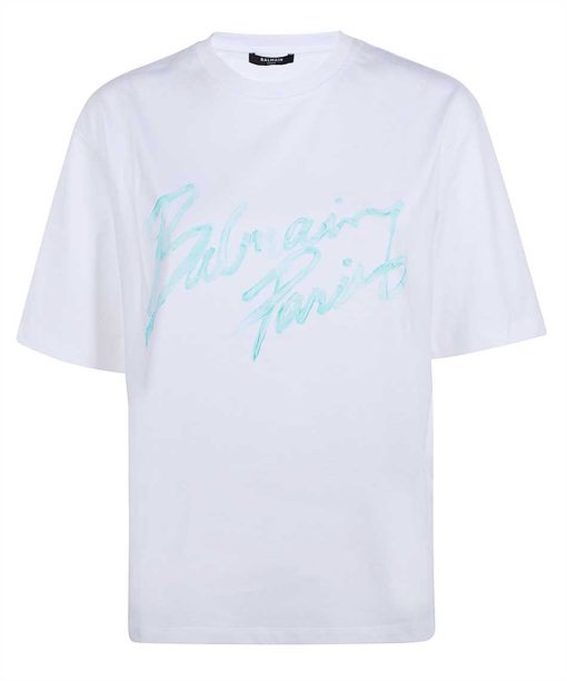 Balmain SS BALMAIN PARIS BULKY T-shirt