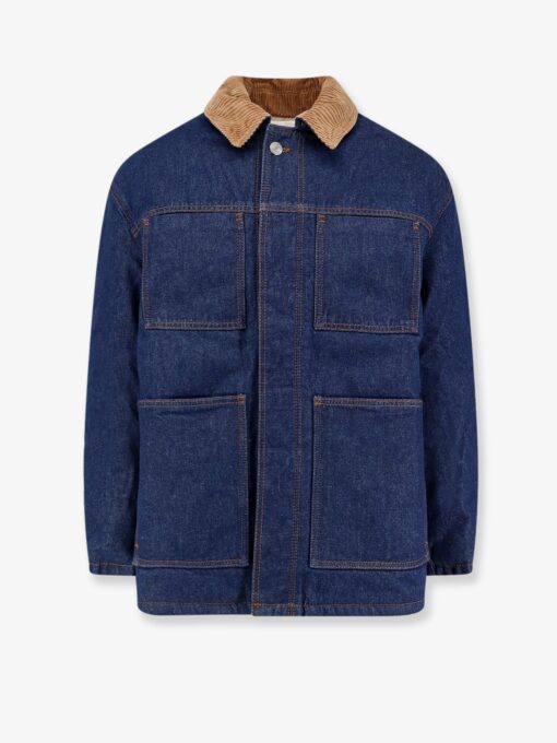 Padded denim jacket