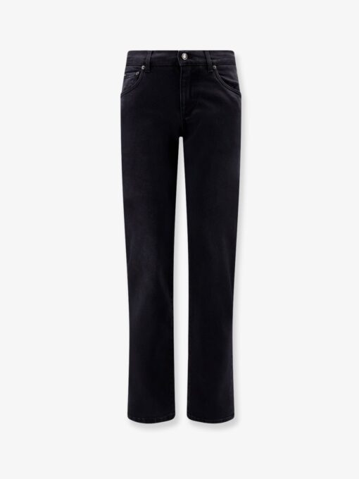 Black denim jeans