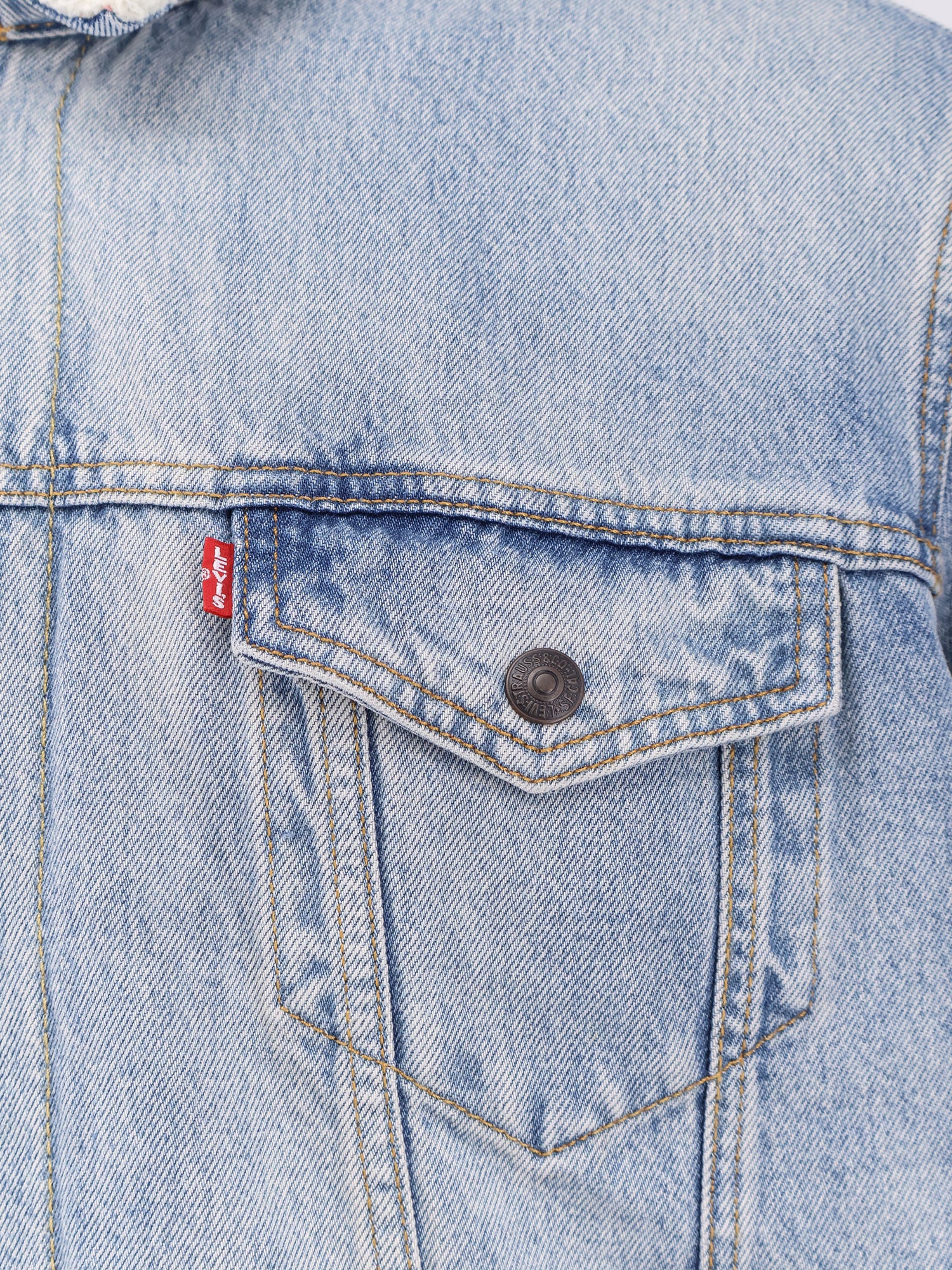 Denim jacket with Repreve® lining - Image 3
