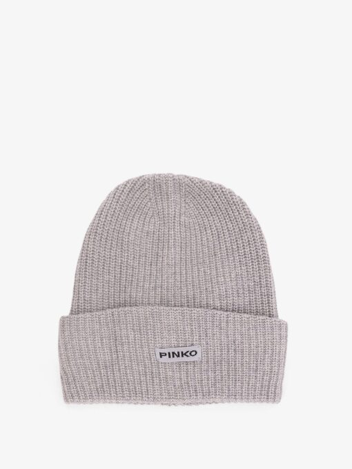 Wool, cashmere and viscose blend hat