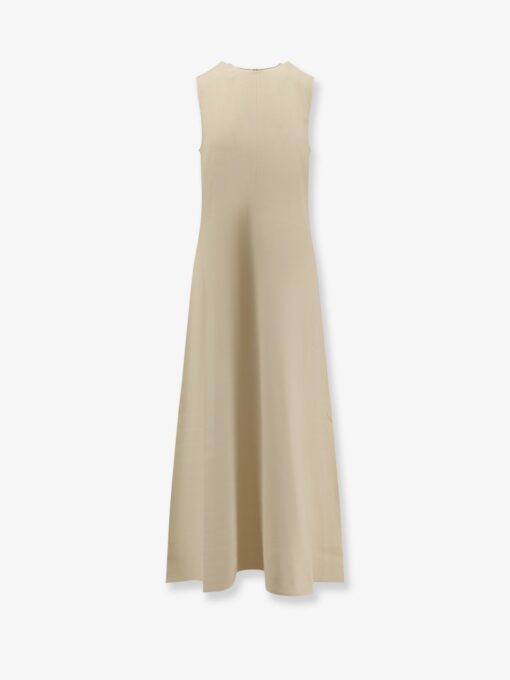 Woven Stripes viscose long dress