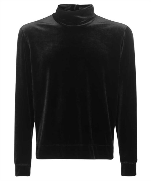 Tom Ford JERSEY VELVET MOCK NECK Knit