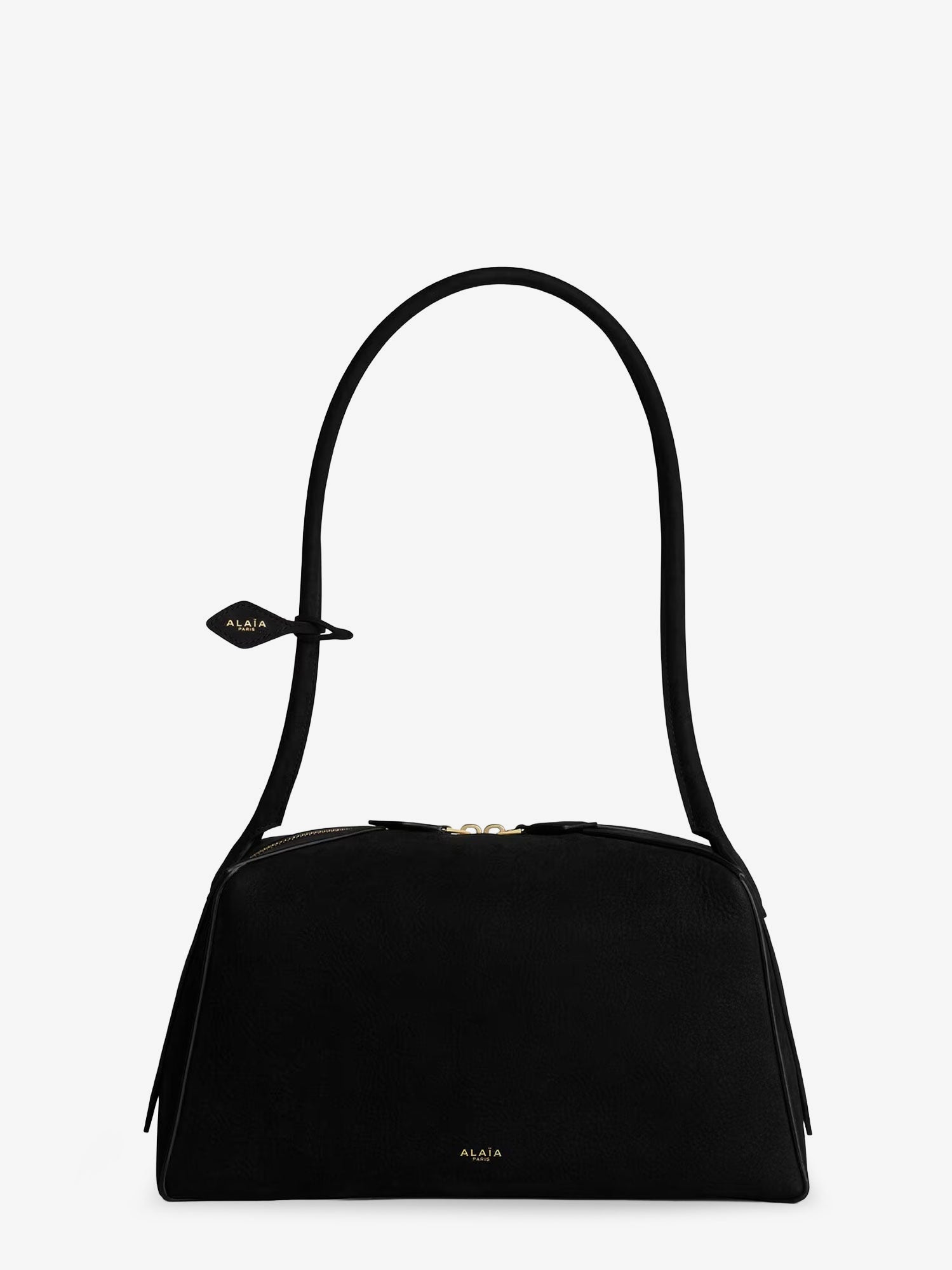 Le Bouledogue nubuck shoulder bag