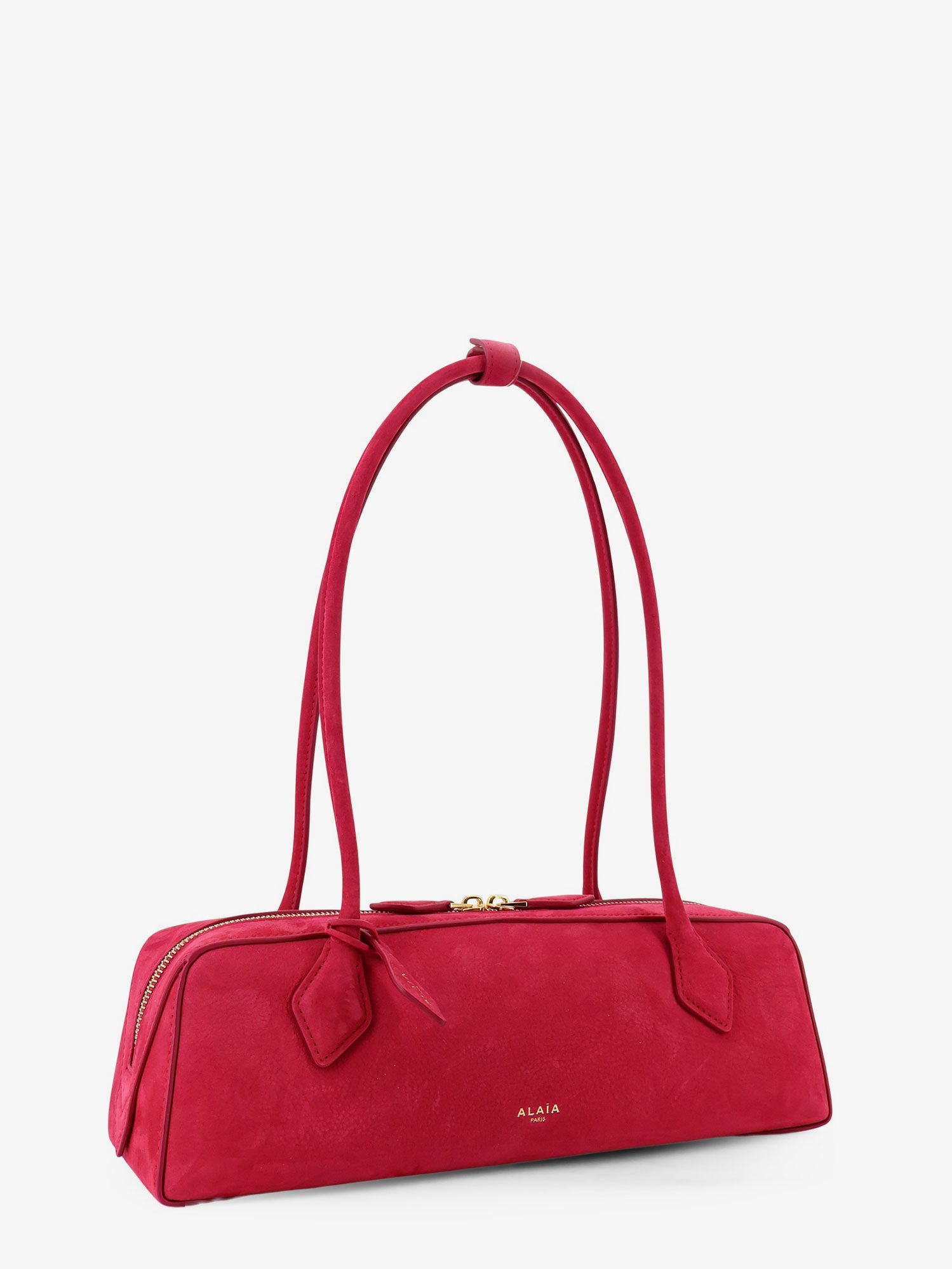 Teckel Medium suede shoulder bag - Image 3