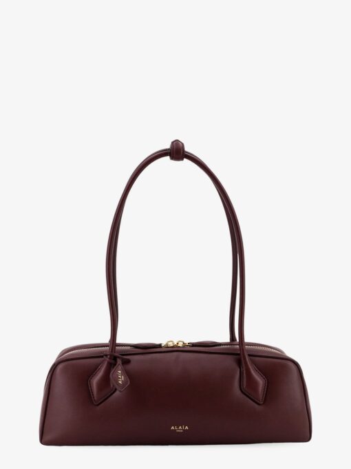 Le Teckel padded leather shoulder bag