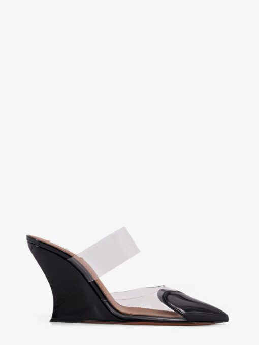 Le Coeur patent leather mule