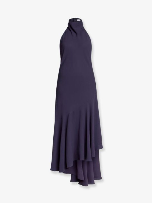 Asym viscose long dress