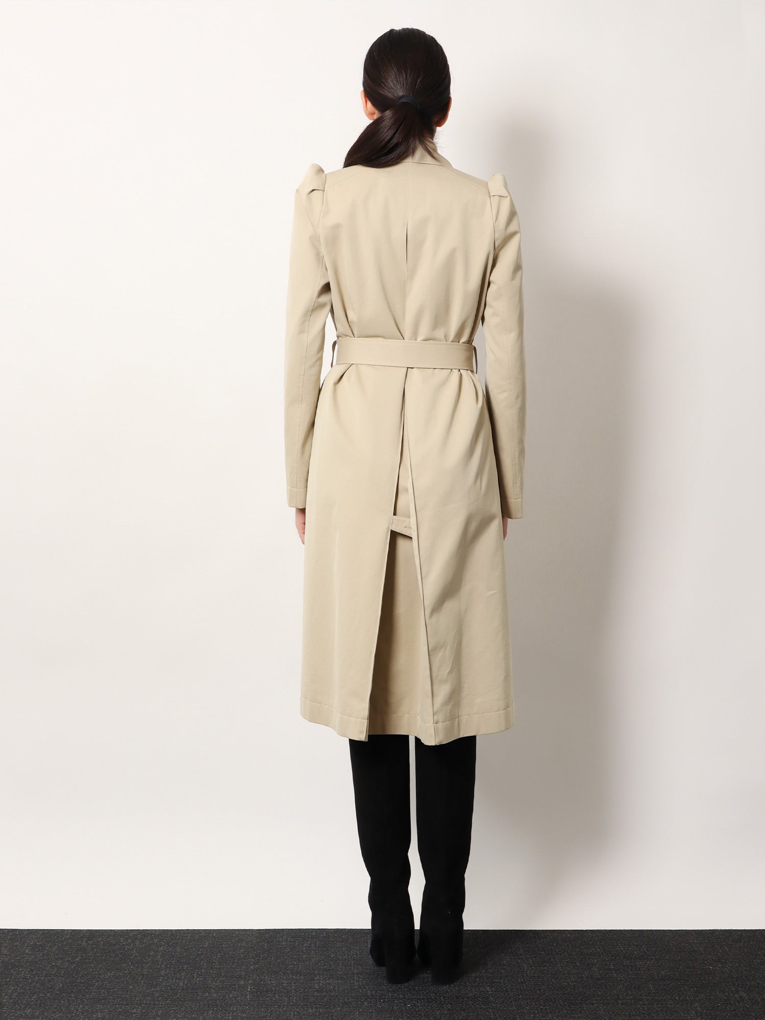 Cotton trench with Puff sleeves - Image 3