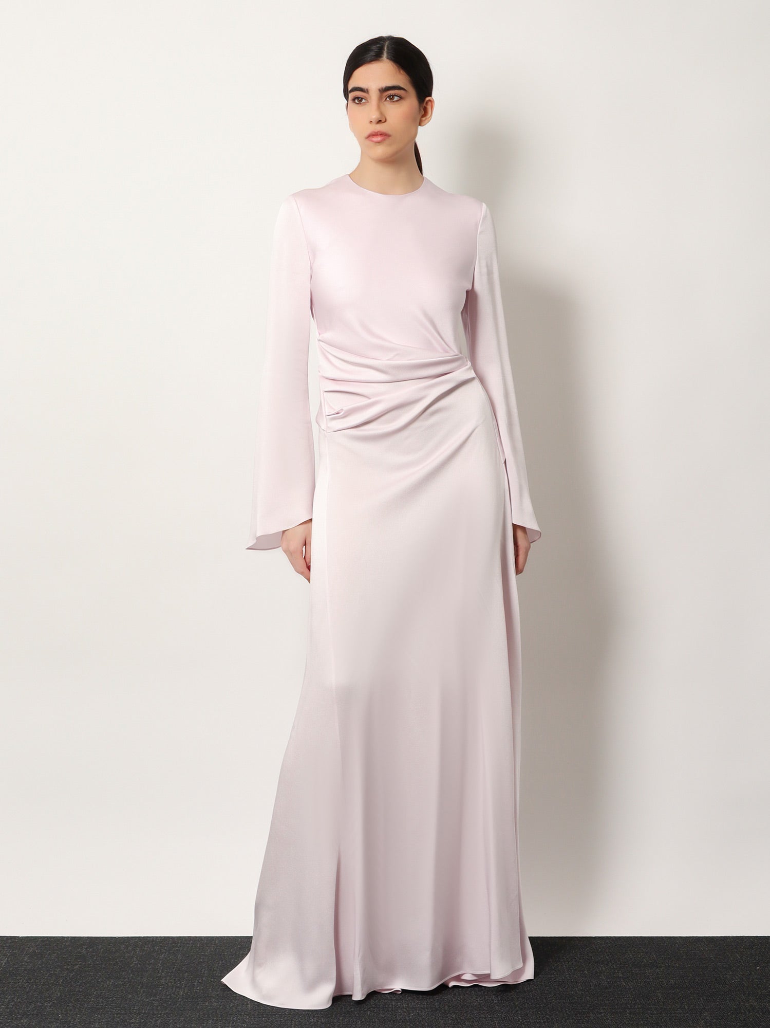 Long dress with drapery - Image 2