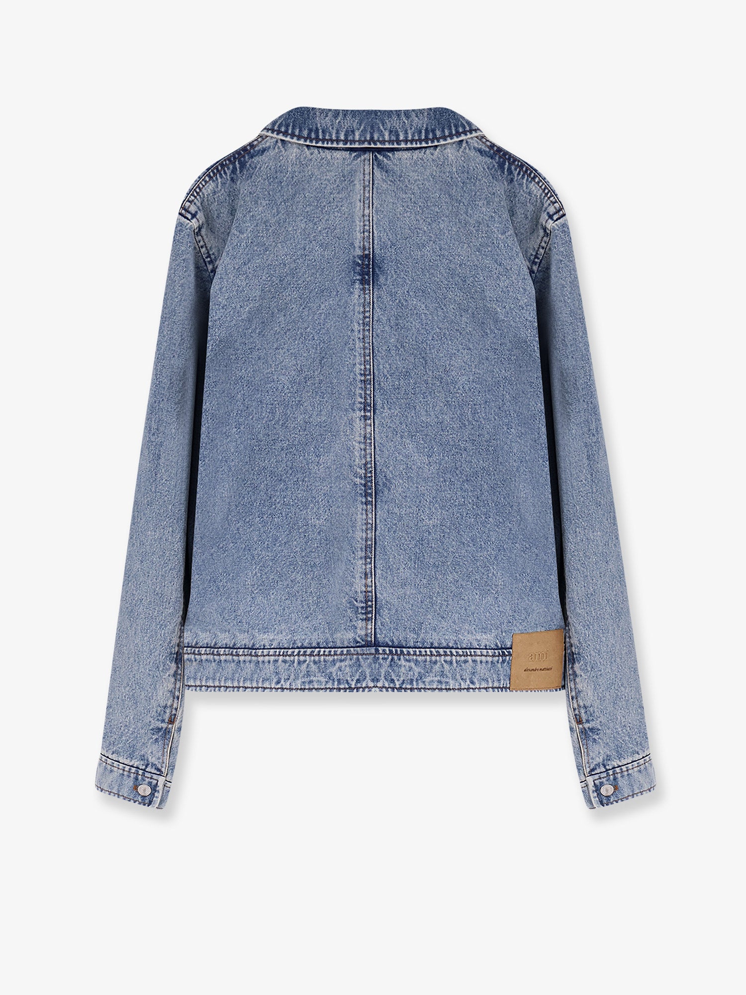Denim jacket with iconic logo on the front - Image 2