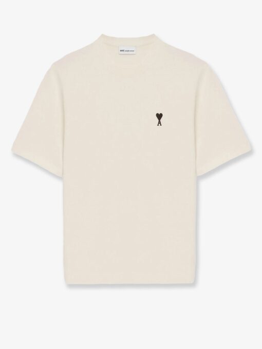Cotton t-shirt with print on the back