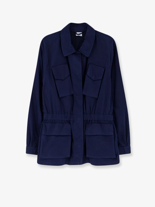 Cotton jacket with Lived effect